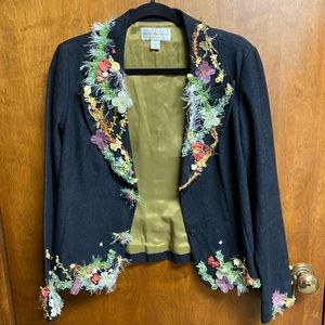 Mary Frances embellished jacket. Size M. Excellent condition!